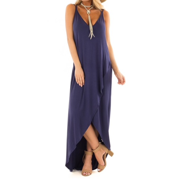 Lush cross back strap maxi dress - Picture 7 of 8
